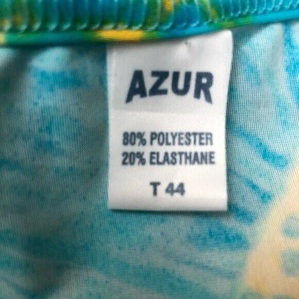 AZUR Two Piece Bikini Swimsuit Size T44 - Picture 5 of 6